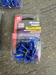 Lot of 3 Gardner Bender MSI-1525T Metal Staples, 1″ x 1/2″