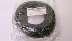 Expandable Sleeving Wire Cable Sleeve Loom, Green&Black 6mm – 12mm, 1/4″ x 25ft