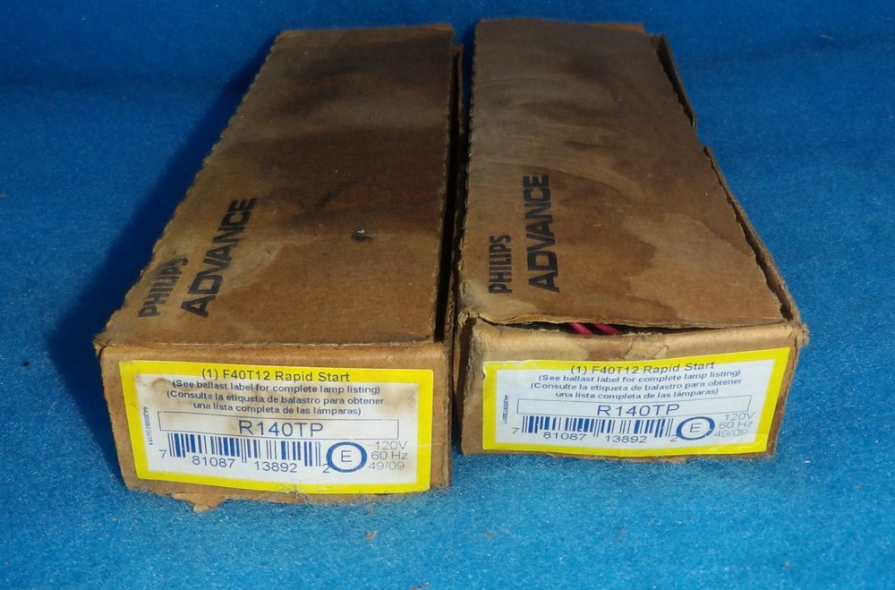Lot of 2 NIB Advance R-140-1-TP R140TP Mark III Energy Saver Ballast + 1 Year…