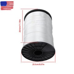 3/4″ × 600′ Mule Tape Flat Rope，Polyester Pull Tape，2500 Lb Tensile Capacity