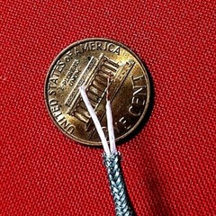 Double MGTF + Shield 2x 0.07mm2 29AWG MIL WIRE high purity OCC USSR 10m 32ft