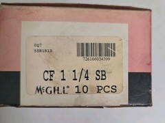 10 NEW- SEALED OLD STOCK MCGILL CF 1 1/4 SB CAM FOLLOWER 1-1/4″