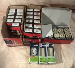 34 Piece Lot of Electrician Outlets, Switches Pass & Seymour Leviton NEW IN BOX