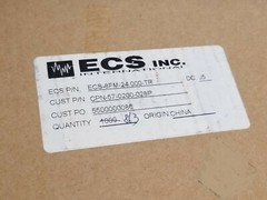 (1 PC) ECS-8FM-240-TR XTAL OSC XO 24.0000MHZ CMOS TTL ECS *US STOCK*