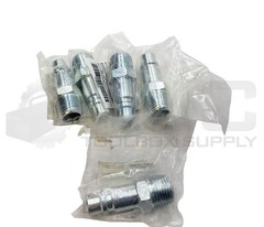 LOT OF 5 NEW SEALED SPEEDAIRE 30E662 COUPLER PLUG 1/2 MNPT 1/2 BODY