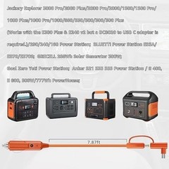 12V/24V Car Charger 14AWG, 15A DC 8.0mm Car Cigarette Lighter Charging Cable wit