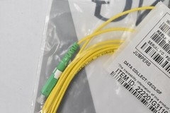 Corning Standard Single Fiber Riser Standard Yellow Jacket 12′ LCAPC Simplex