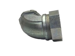 NOS RACO 2” 90 Degree Zinc Plated Insulated Liquidtight Connector 3548
