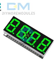 0.56-inch 4-bit 7 Segment LED Display Module Clock Module HT16K33 Driver I2C