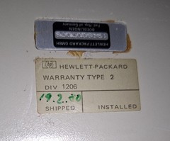 HP 9825A Desktop Computer Vintage