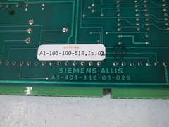 SIEMENS A1-103-100-514 PC BOARD INTERFACE NSNP