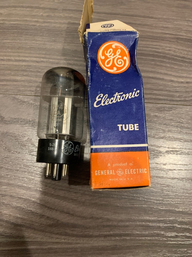 Vintage 5V4GA VACUUM TUBE GENERAL ELECTRIC