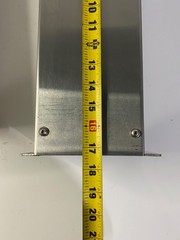 UNBRANDED Stainless Steel Square Wire Way 13-7/8x5x5 & 17-3/8x5x5 (USED)