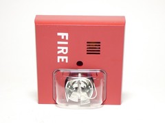 Faraday 2834B1424 500-699587FA Red Wall-Mount Fire Alarm Horn Strobe – NEW Su…