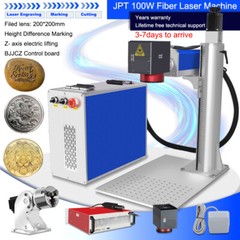 2.5D 60W/100W/200W/300W JPT M7 Mopa Fiber Laser Engraving Machine Color Marking