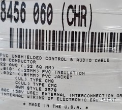 Belden 8456 22/10C Tinned Copper Electronic Control/Instrumentation Cable /10ft