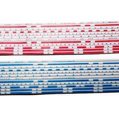 UL2468 Flat Ribbon Cable Wire 24AWG 26AWG Red-White Blue-White 6P 8P 9P 10P 12P