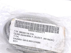 Lot of 3 Non Magnetic Ground 60″ (5′) Strap Braided, Stud Terminal Size ETC No 6