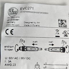 New IFM EVC271 Double Ended Cordset VDOGF040MSS00,6H03STGF030MSS Cable Germany