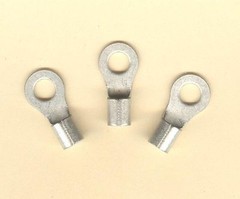100 Non-Insulated RING Terminal Connectors #12-10 Wire Gauge AWG #10 Stud USA