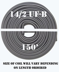 14/2 UF-B x 150′ Southwire Underground Feeder Cable