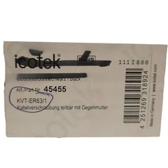 Icotek KVT-ER 63 Split Cable Glands, M63 x 1.5 Thread, Cutout ø64.4mm