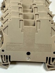 Weidmuller WDU 2.5 Terminal Blocks Beige 800V (Lot of 11) New Fast Ship