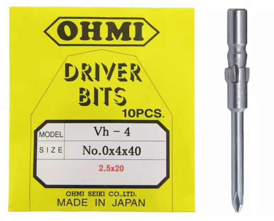 10pcs/pack NEW FOR cross Vh-4 No.0x4x40 60 80 100 120 (2.5×20) batch nozzle PH0