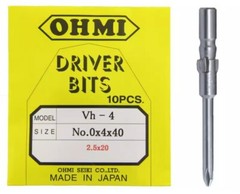 10pcs/pack NEW FOR cross Vh-4 No.0x4x40 60 80 100 120 (2.5×20) batch nozzle PH0