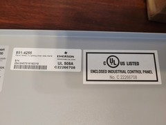 Emerson 851-4255 SP0941430 Lighting Control Panel Indoor Outdoor Sign
