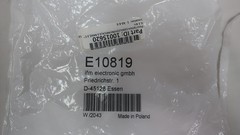Ifm Efector E10819 Patchcord W/ Valve Plug