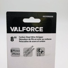 ValForce VFWS1412 Wire Stripper 8″ Industrial Heavy Duty 12-14 AWG 12/2 14/2
