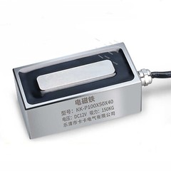 Electromagnet Lift Holding Magnet Rectangular Solenoid Sucker DC12V/24V 4-800KG