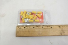 Lot of 2 Gardner Bender 20-145M 12-10 AWG Yellow Male Disconnect 16ct each TF