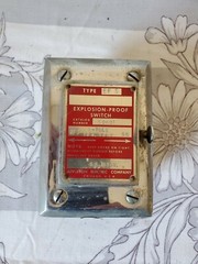 appleton electric explosive proof switch EFS 50601 metal box industrial decor