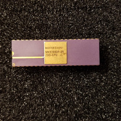MKB3880P Rare Military Z80 Mostek CPU, never used. Gold Ceramic! MK3880P
