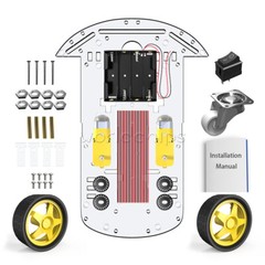 Avoidance Tracking Smart Robot Car Chassis Kit Ultrasonic module For Arduino DIY