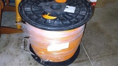 Industrial Grade Copperhead 14 AWG 30 Mil Orange Tracer Wire 2500ft Roll – New