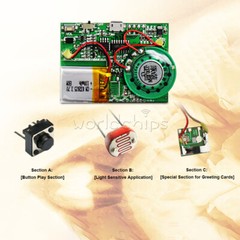 Greeting Card module DIY Musical Board Recordable Voice Music Sound Module