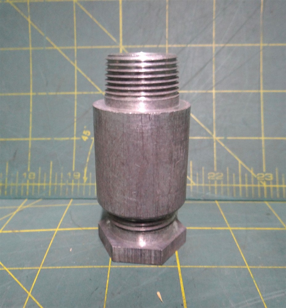 Aluminum Wire Stuffing Tube, 1″ NPT Connection, 1 1/8″ NPT Connection, w/ Washer