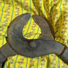 1F-vintage THOMAS BETTS aluminum/copper cutter-no steel