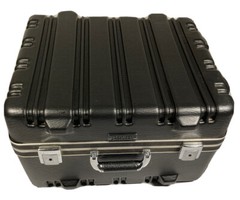 Guitar Effects Pedal Board Travel Case Heavy Duty Polyethylene Handle W/Wheels