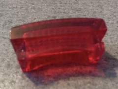 Lot Of 10 New Arrow Hart 88 Red Rectangular Jewel For Warning Light