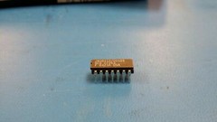 (2 PCS) JM38510/00105BCB TTL/H/L SERIES HEX 1-INPUT INVERT GATE CDIP14