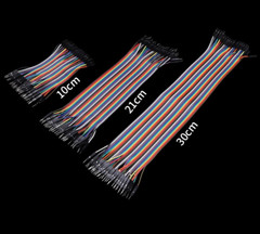 40 Dupont Jump Wire M-F M-M F-F Jumper Breadboard Cable Lead 10cm 21cm 30cm