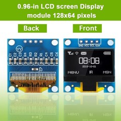 5 Pack 0.96 inch OLED IIC Display Module 128×64 Pixel Mini White