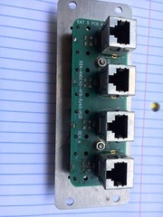 Mencom Ethernet Jack 5 PCB MT FEM RECP, D 24-4MDE45-RJ45-PCB