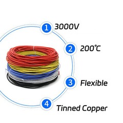 Flexible Silicone Wire Cable 14/16/18/20/22/24/26/28/30 AWG – Various Colors