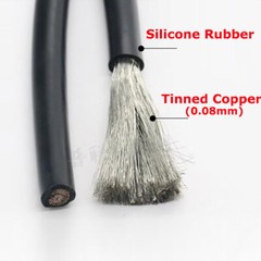 Flexible Silicone Cable 2awg~30awg UL 0.08mm Stranded Hook-up Wire Tinned Copper