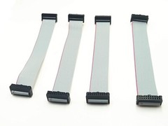 4pcs IDC Wire Flat Ribbon Cable FC/FC A-Type 20 Pins 2.54mm Pitch 180m